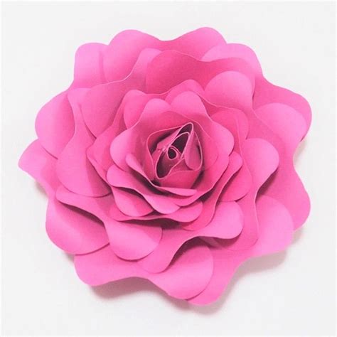 2018 Diy Half Made Giant Paper Flowers Rose Wedding Flor De Paper