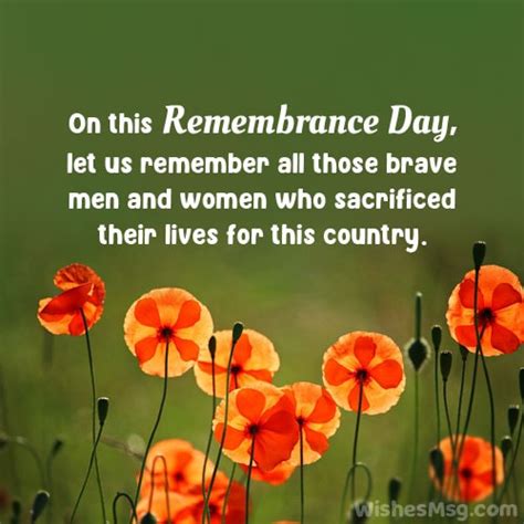 50 Happy Remembrance Day Messages And Quotes