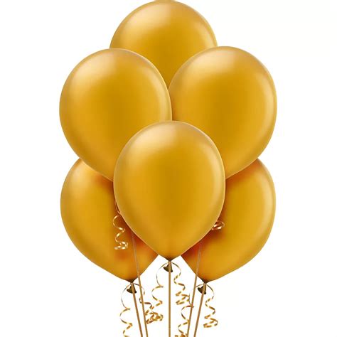 Gold Pearl Balloons 72ct Party City