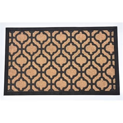 Shop Evideco Sheltered Front Door Mat Riad Polyester Rug 24x16 Inch