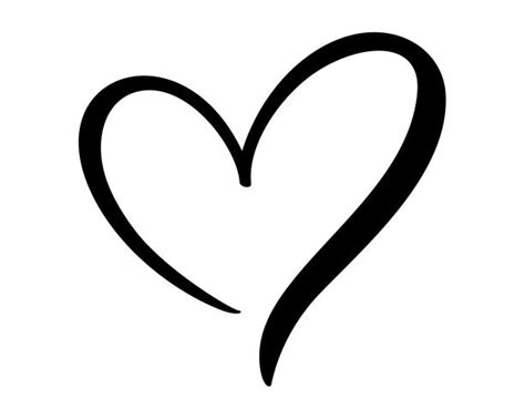 Amor caligráfico signo corazón 376477 Vector en Vecteezy