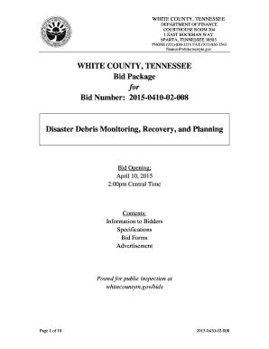 Fillable Online Disaster Debris Monitoring Recovery And Planning Fax Email Print Pdffiller