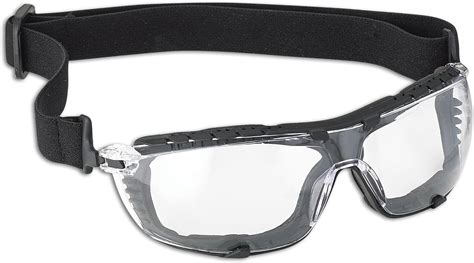 Dynamic Safety Ep950c Mini Spectagoggle Sealed Foam Safety Glasses With Black Strap Temple And