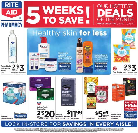 Rite Aid Additional Deals Weekly Ads From January 26