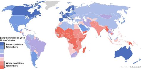 Heres A Map Of The Best And Worst Countries To Be A Mother The