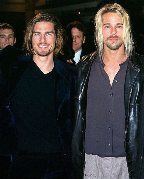 Brad Pitt And Tom Cruise At The Premiere Of Interview With The Vampire