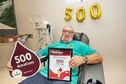 Ralph Brinkmann makes 500th donation at Lifeblood Devonport | The ...