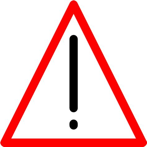 Warning Sign Clipart Png Download Full Size Clipart 188471