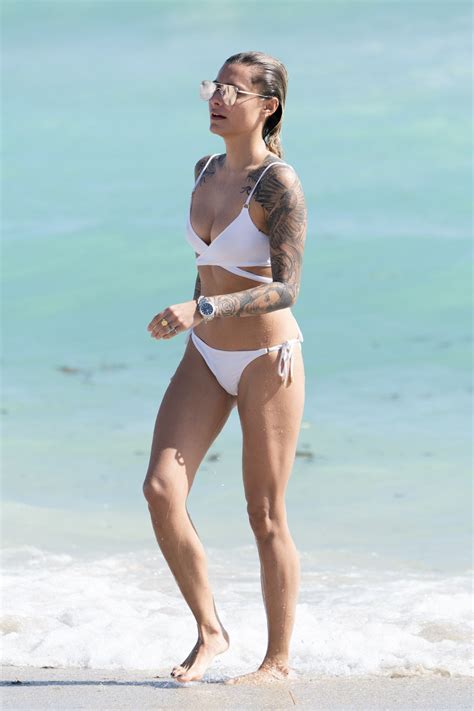 Sophia Thomalla In Bikini At A Beach In Miami 12302018 Hawtcelebs