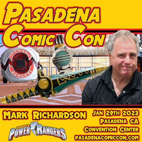 Mark Richardson Pasadena Comic Convention And Toy Show
