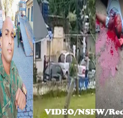 Video Nsfw Gore Police Officer Kills Brazilian Marine In Broad