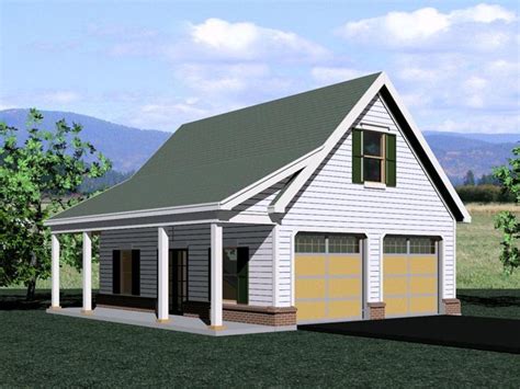 Garage Loft Plans Two Car Garage Loft Plan With Country Styling