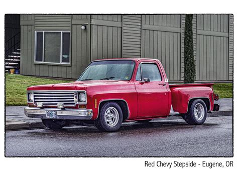Red Chevy Stepside Eugene Or Happy Truck Thursday Panaso Flickr