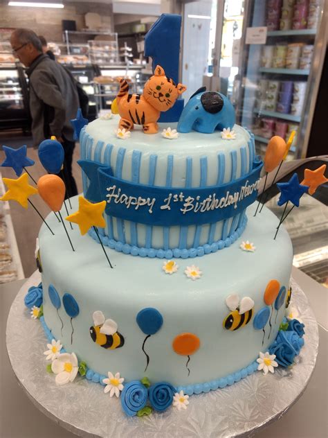 You can also subscribe in our website so you. Two Tier Birthday Cake with Bees, Elephant and Kitty ...