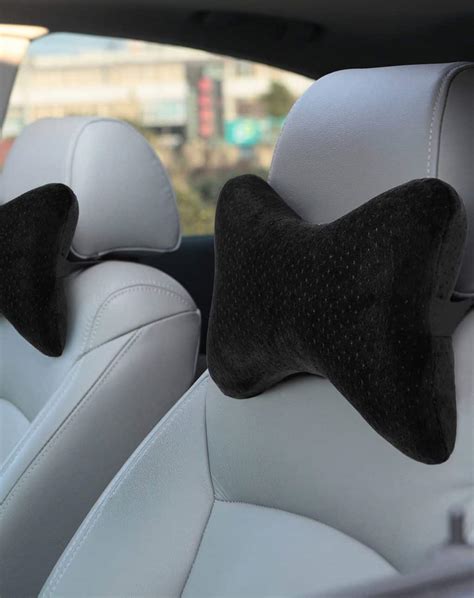 aeris car neck pillow for head support premium memory foam