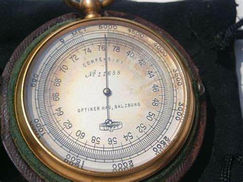 Antique Pocket Barometer Altimeter Approximately 1875 Catawiki