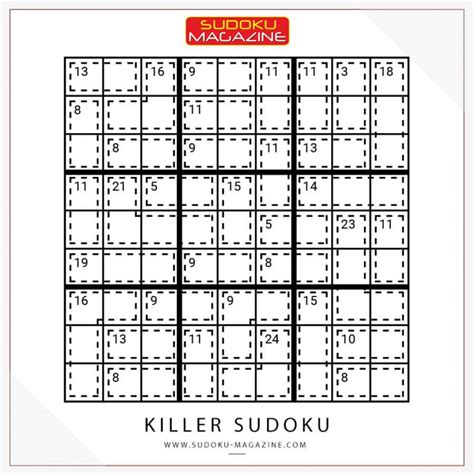 Killer Sudoku Printable Printable Template Free Observer Killer