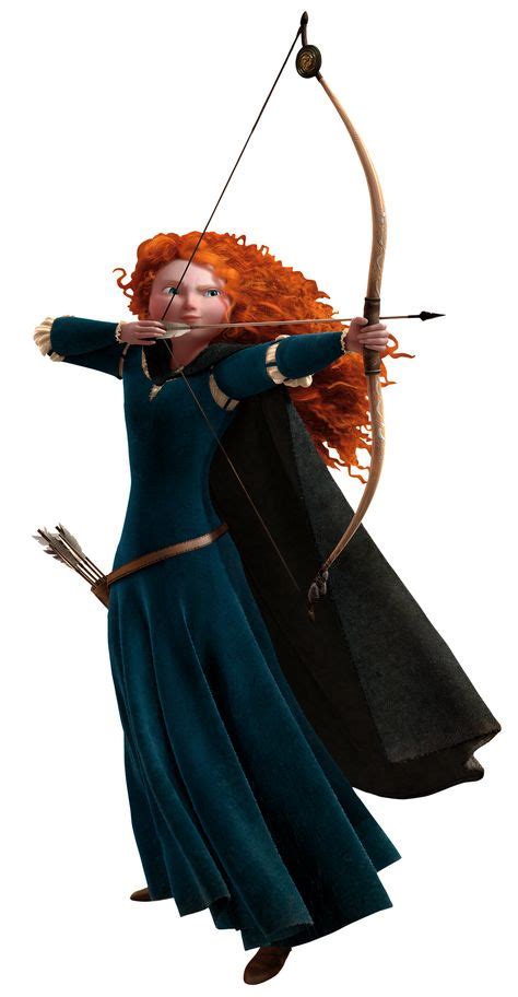 Merida Shooting An Arrow With Her Bow For Archery Brave Merida