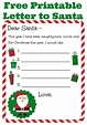 16 Free Letter To Santa Templates For Kids | Christmas letter template ...