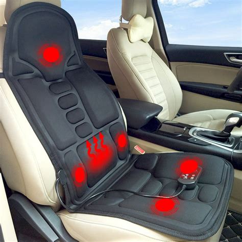 Vibrating Massager Seat Cushion Massage Cushion With Heat For Home Use Or Car Truck Use 8