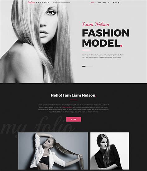 5 Of The Best Wordpress Themes For Models And Modeling Agencies Down