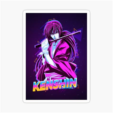 Kenshin Himura Rurouni Kenshin Sticker For Sale By Hypeanimetd