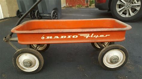 Vintage Radio Flyer Red Wagon 1950s 1832918510