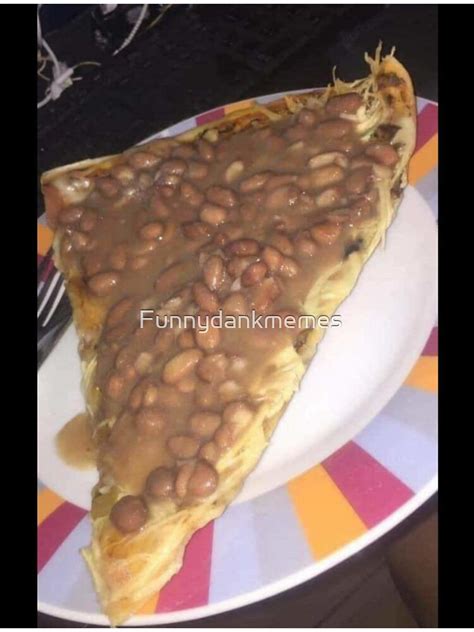 Cursed Bean Pizza Sticker For Sale By Funnydankmemes Redbubble