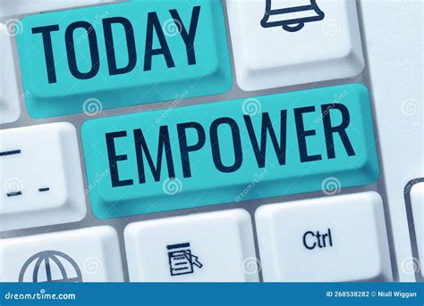Sign Displaying Empower Concept Meaning To Give Power Or Authority To