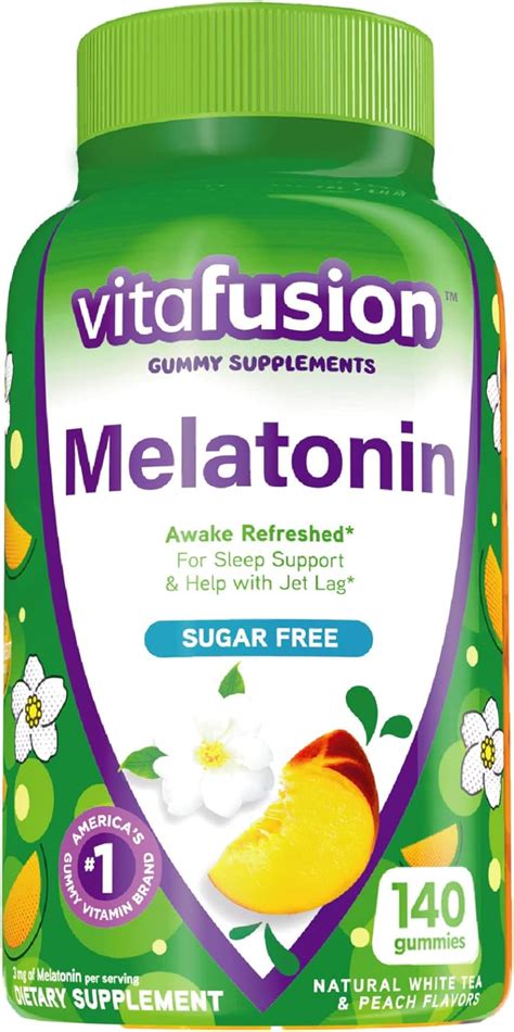 Vitafusion Melatonin Gummy Vitamins 140 Ct Gummies Amazonsg Health
