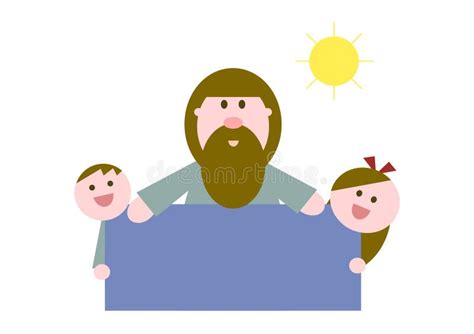 Jesus And Little Children Stock Vector Illustration Of Jesus 12514870