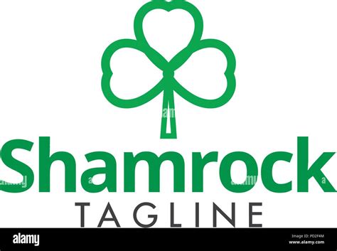 Shamrock Logo Icon Template Stock Vector Image And Art Alamy