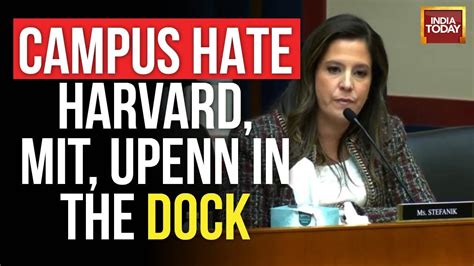 when presidents of harvard mit and upenn faced tough questions on anti israel protests youtube