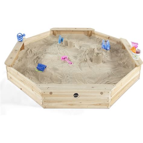 Plum Giant Wooden Outdoor Sand Pit Big W