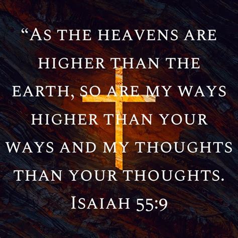 Isaiah 559 As The Heavens Are Higher Than The Earth So Are My Ways