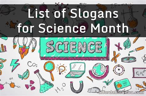 List Of Slogans For Science Month Slogan Making Slogan Making Ideas