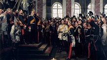 18.01.1871 - Kaiserproklamation von Wilhelm I. in Versailles ...