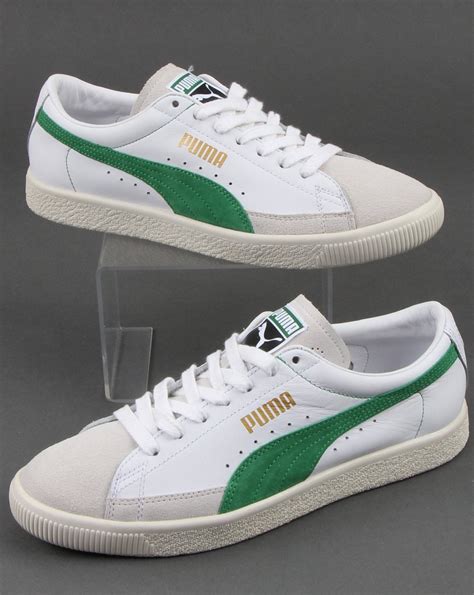 Puma Basket Trainer Whiteamazon Greenmensclassicsuedeleather