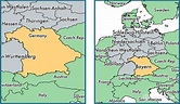 Bavaria state, Germany / Map of Bavaria, DE / Where is Bavaria state ...