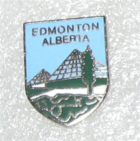 Edmonton Alberta Canada Hat Or Lapel Pin Vintage Collectible