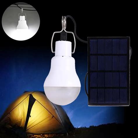 S 1200 15w 130lm Portable Led Bulb Garden Solar Powered Light Charged