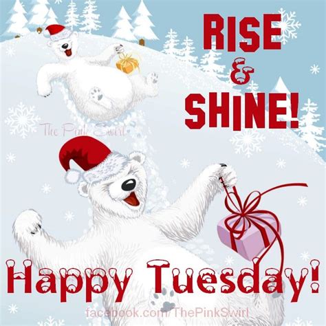 Rise And Shine Happy Tuesday Good Morning Christmas Happy Tuesday