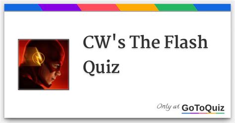 cw s the flash quiz