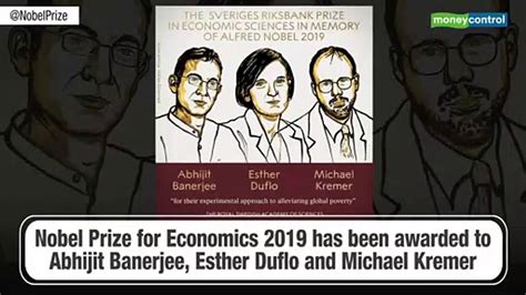 nobel prize 2019 for economics awarded to abhijit banerjee esther duflo and michael kremer