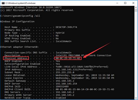 2 Simple Ways To Find Mac Address In Windows 10 Minitool Partition Wizard