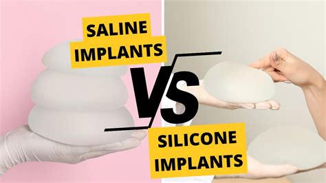 Different Types Of Breast Implants Saline Vs Silicone Youtube