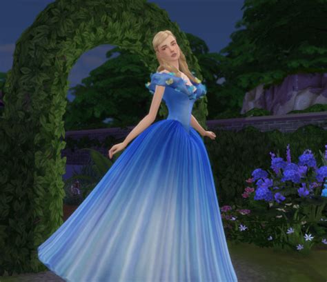Flower Chamber Cinderella Ball Grown Poses Set • Sims 4 Downloads 591