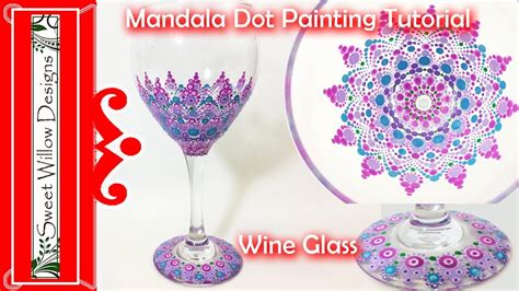 Home And Living Drink And Barware Hand Painted Dot Art 18 Oz Single Wine Glass Kitchen And Dining Etna