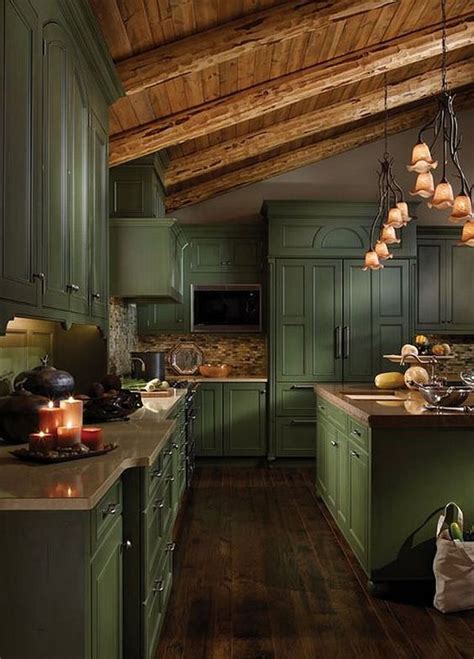 25 Beautifully Refreshing Green Kitchen Ideas For Colorful Home
