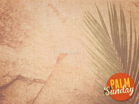 Palm Sunday Sermon Powerpoint Template